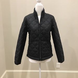 GAP black quilted jacket